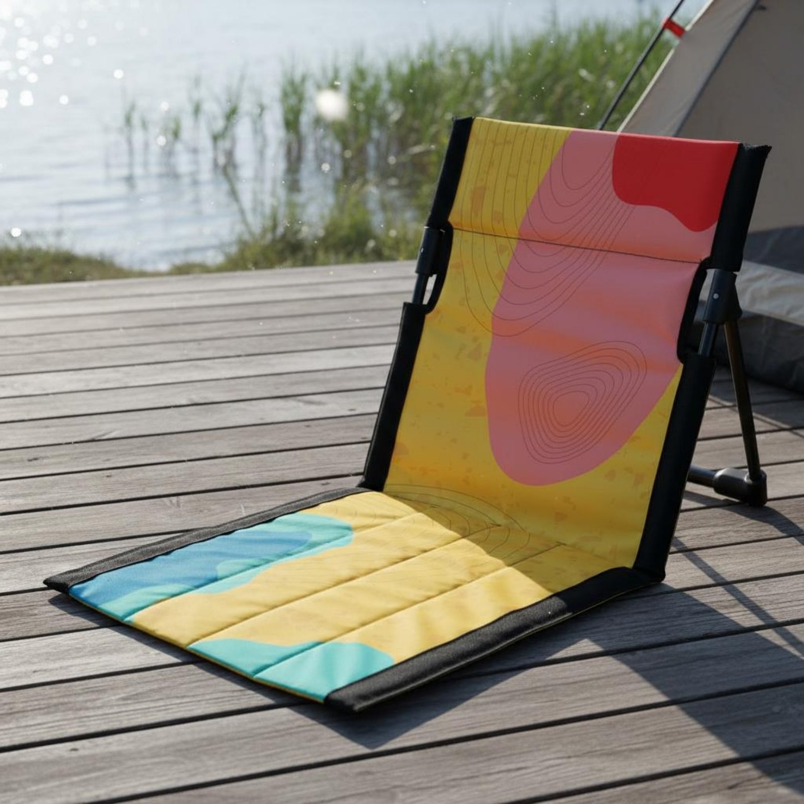Kids Outdoor Foldable Chair - كرسي شاطئ قابل للطي، مقعد أرضي