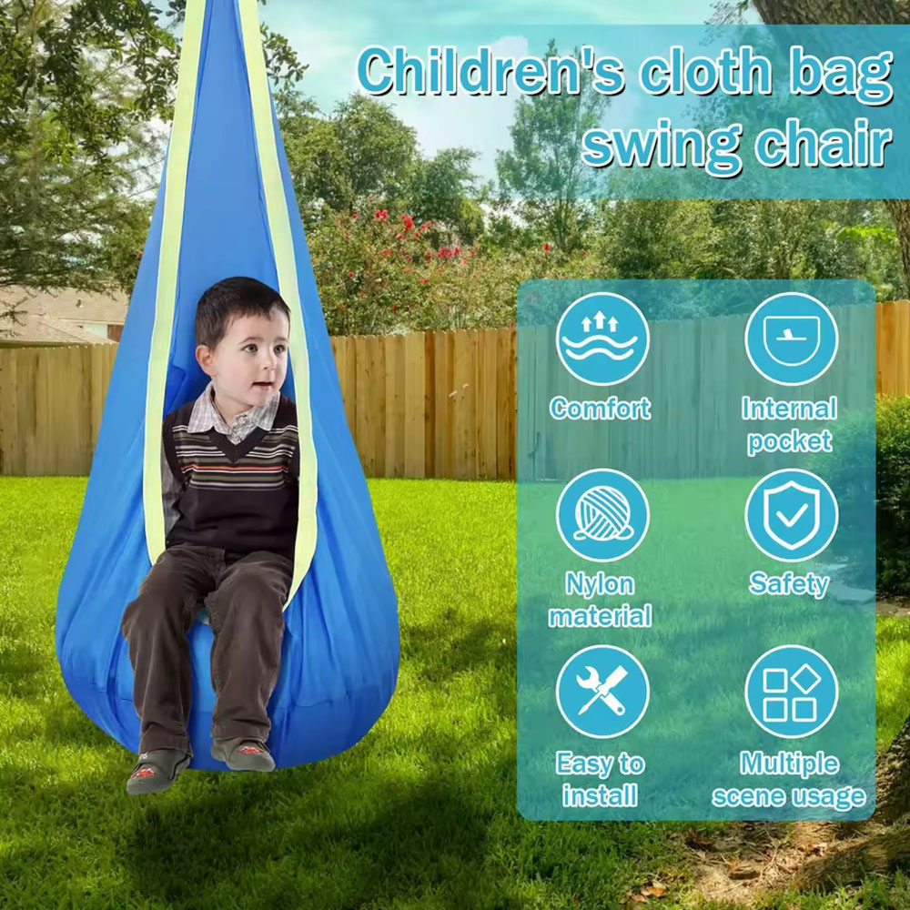 Kids Outdoor Hammock Chair - كرسي أرجوحة للأطفال من النايلون مع