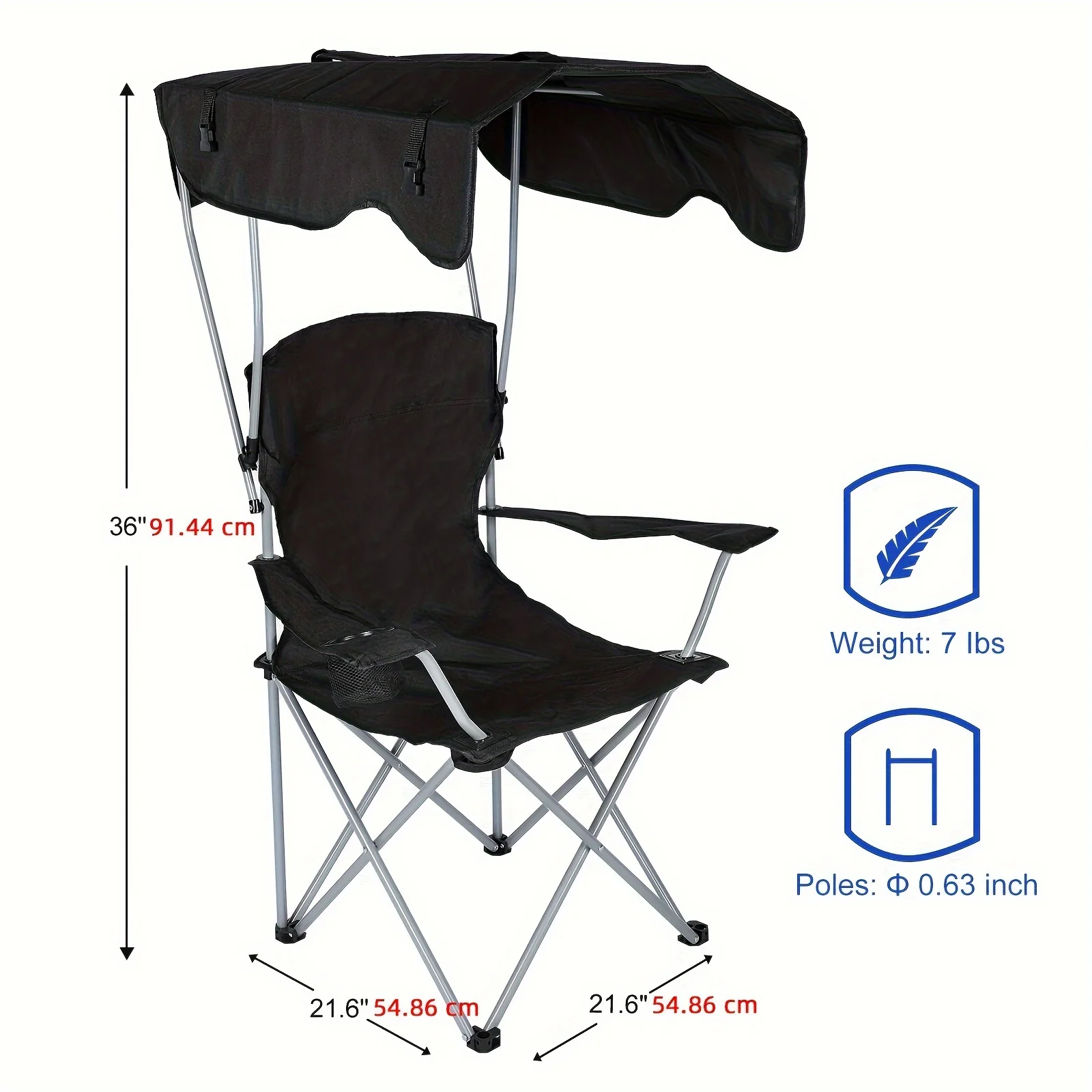 Kids Outdoor Furniture - كرسي صالة مظلة مع حامل ،