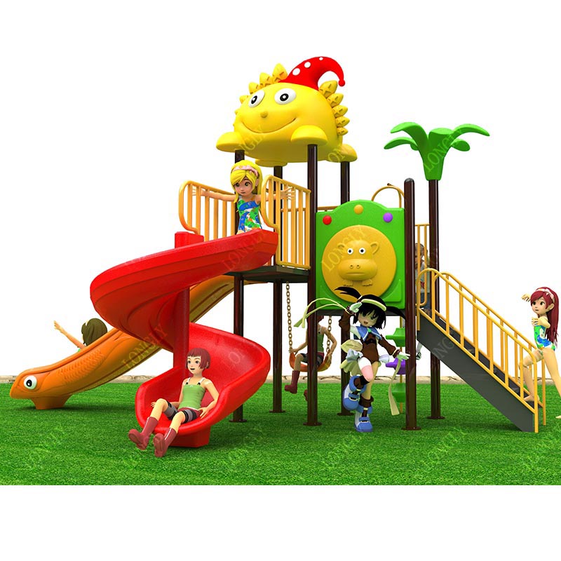 Kids Outdoor Slide - زحليقة بلاستيكية تجارية 450×270×280 سم للأطفال