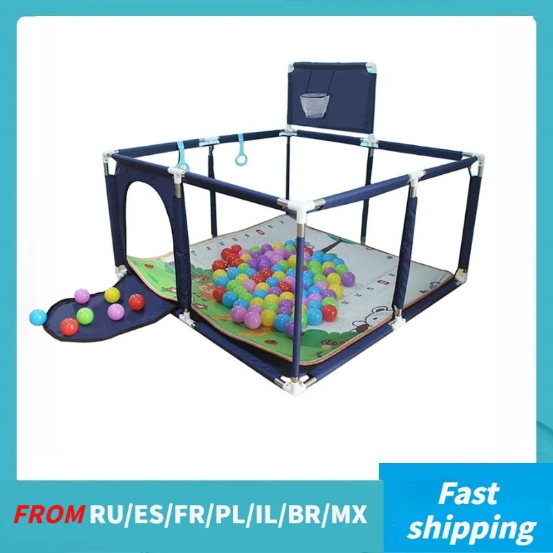 Outdoor Children'S Park - حاجز لعب مربع للأطفال الرضع، حظيرة