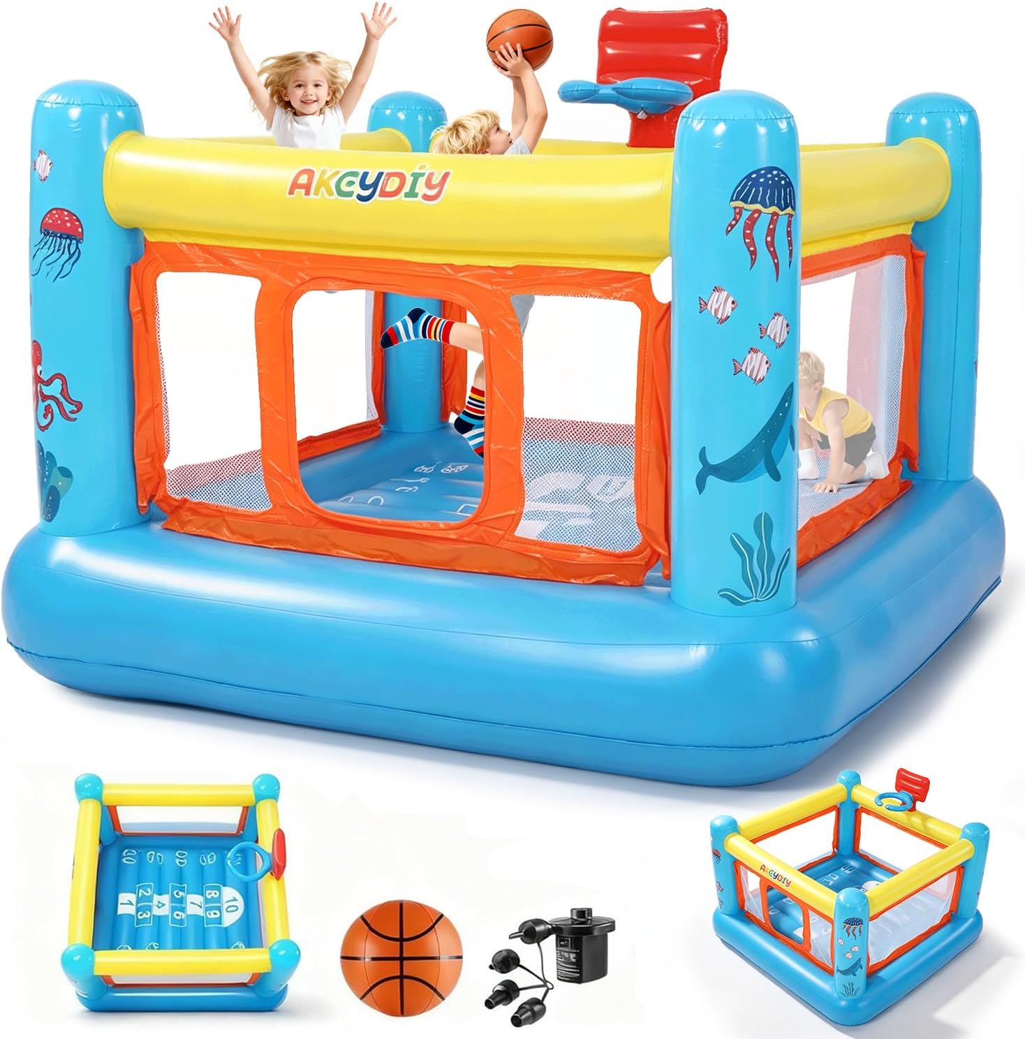 Kids Outdoor Inflatable - بيت قفز قابل للنفخ من البولي