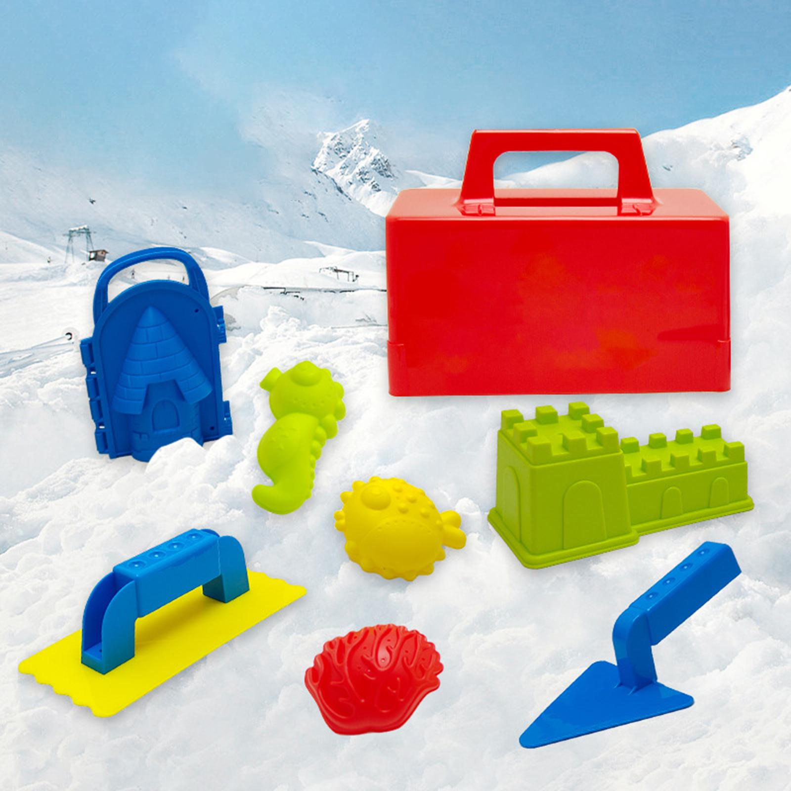 Kids Outdoor Playset - 8 قطع من ألعاب الثلج، هدايا