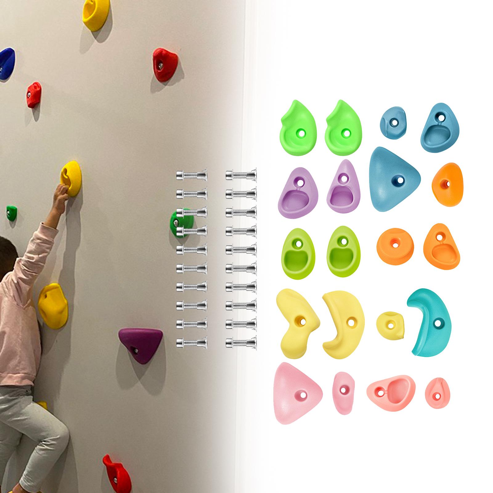 Kids Outdoor Climbing Wall - يحمل ألعاب أحجار التسلق المضادة للانزلاق