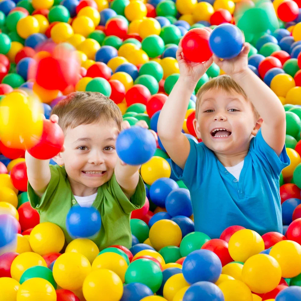 Outdoor Kids In An Indoor World - كرة بلياردو بلاستيكية ناعمة للأطفال ،