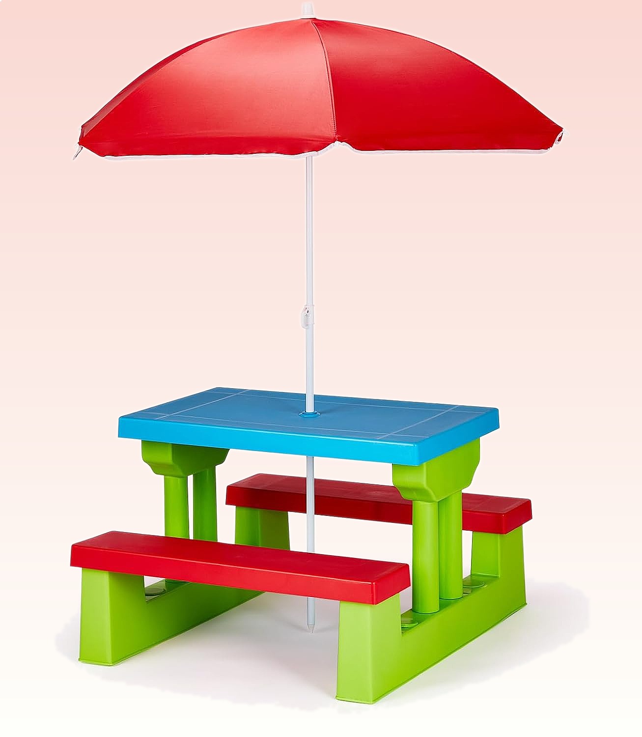 Kids Outdoor Table With Umbrella - طاولة نزهة للأطفال من JOYMOR مع
