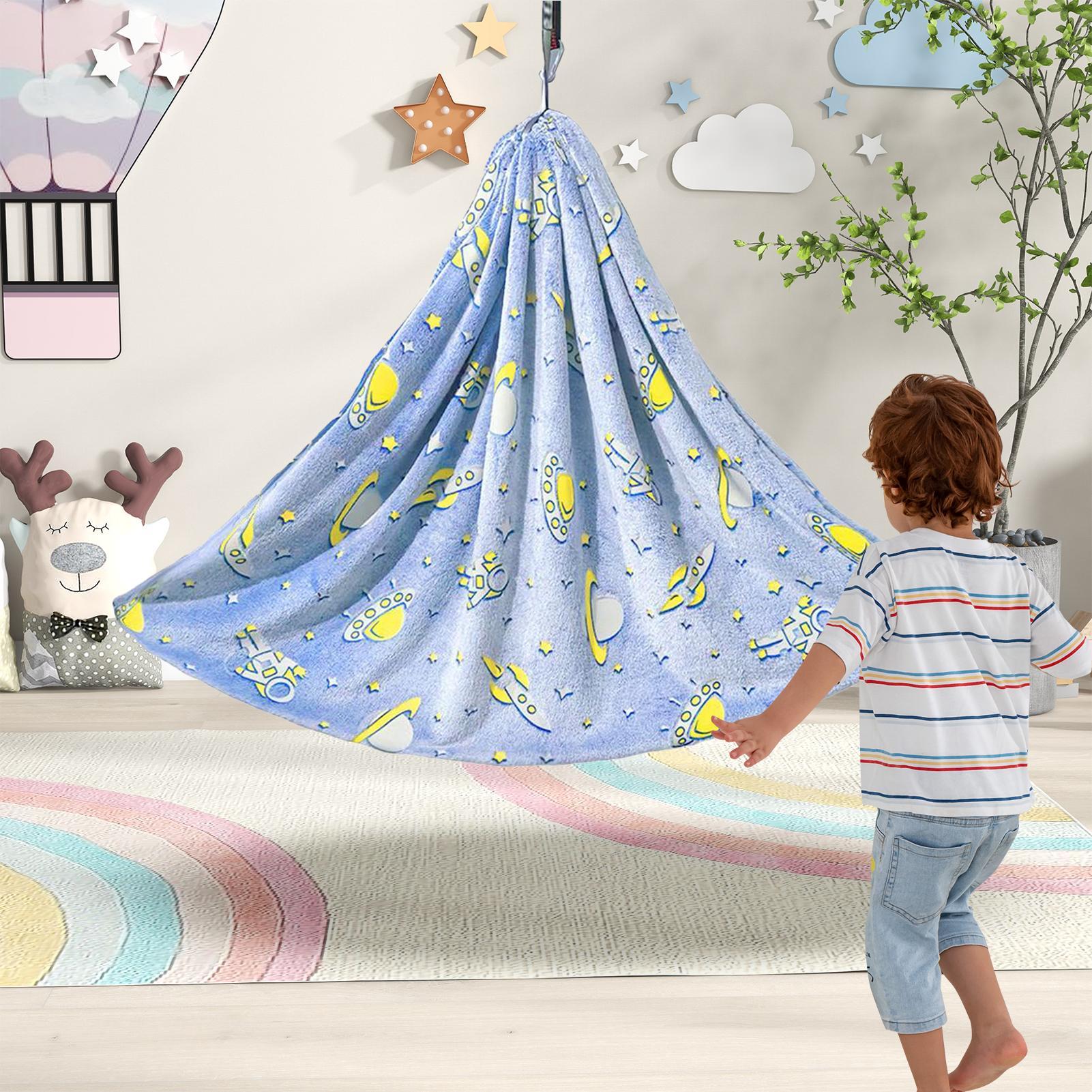 Kids Outdoor Hammock Chair - كرسي أرجوحة للأطفال يتوهج في الظلام