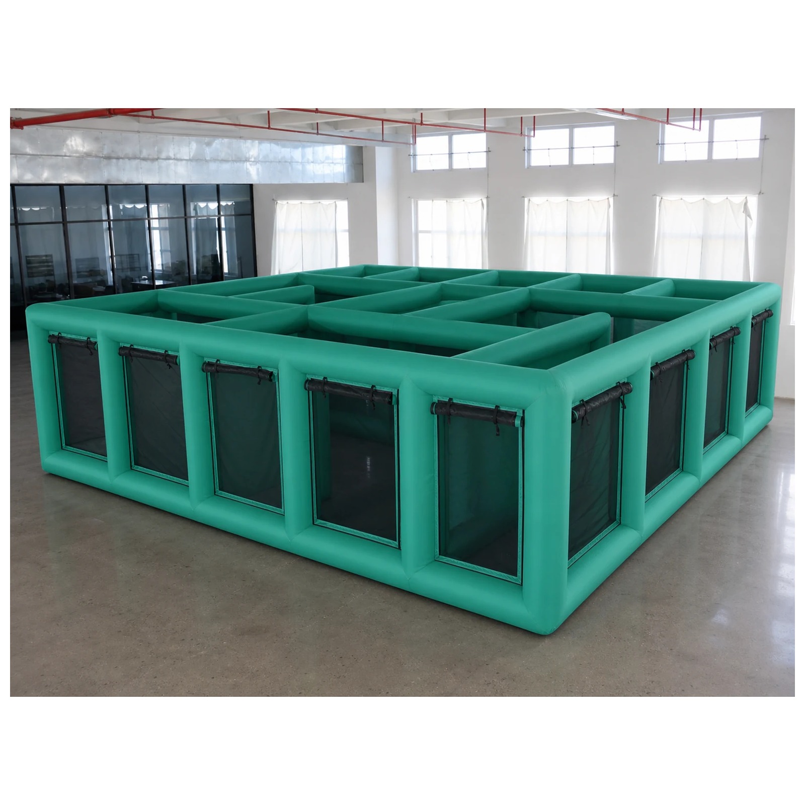 Kids Outdoor Inflatable - متاهة قابلة للنفخ 7×7 متر (23×23
