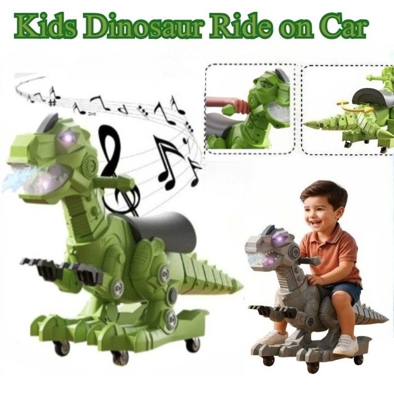 Kids Outdoor Playset - ركوب الديناصورات على ألعاب ركوب الأطفال