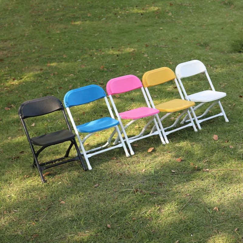 Kids Outdoor Furniture - كرسي قابل للطي للأطفال من الفولاذ