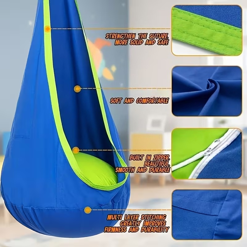 Kids Outdoor Hammock Chair - كرسي معلق للأطفال للاستخدام الداخلي والخارجي