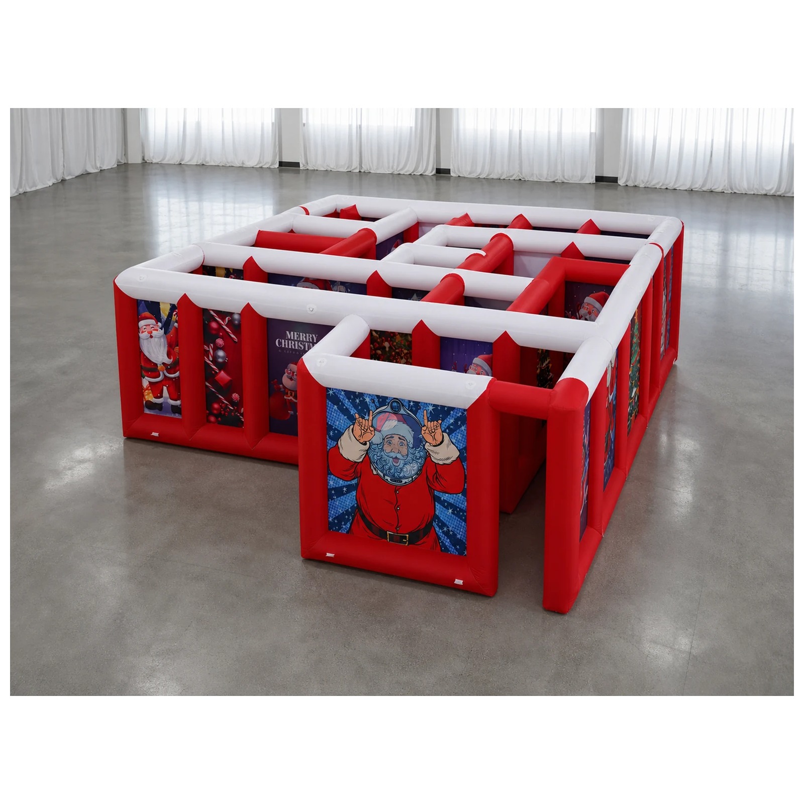 Kids Outdoor Inflatable - متاهة قابلة للنفخ كبيرة الحجم ذات