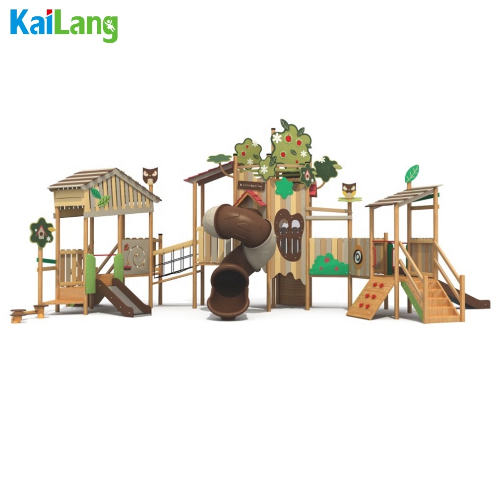 Outdoor Children'S Park - معدات رياضية خشبية عالية الجودة للأطفال