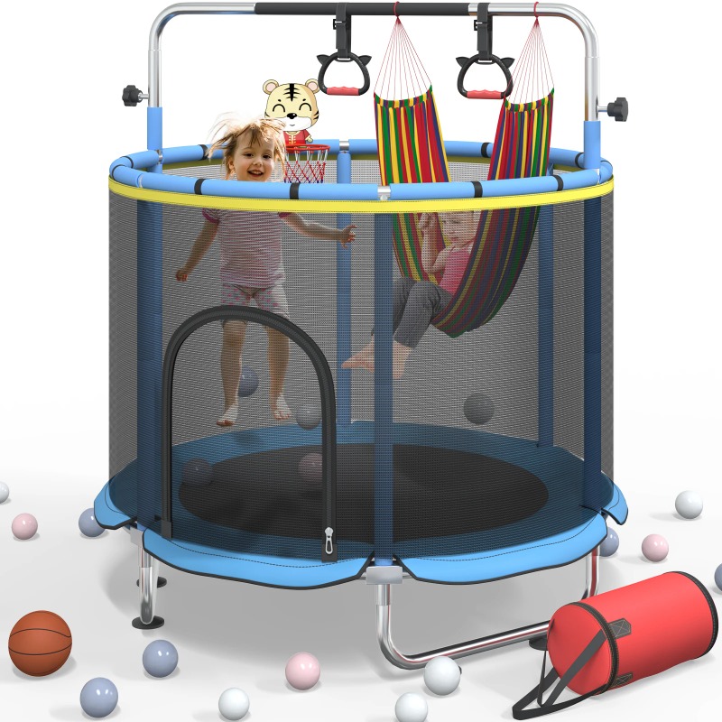 ترامبولين للأطفال الصغار بطول  - مراجعة Kids Outdoor Hammock Swing وسعره