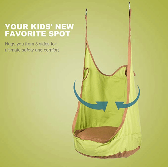 في الهواء الطلق عادية الكبار ا - مراجعة Kids Outdoor Hammock Chair وسعره