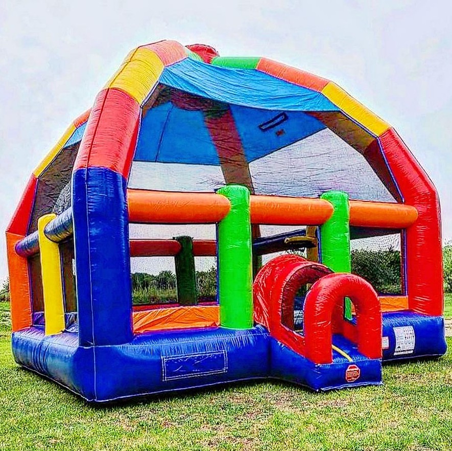 قلعة قفز كبيرة قابلة للنفخ، بي - مراجعة Kids Outdoor Inflatable وسعره