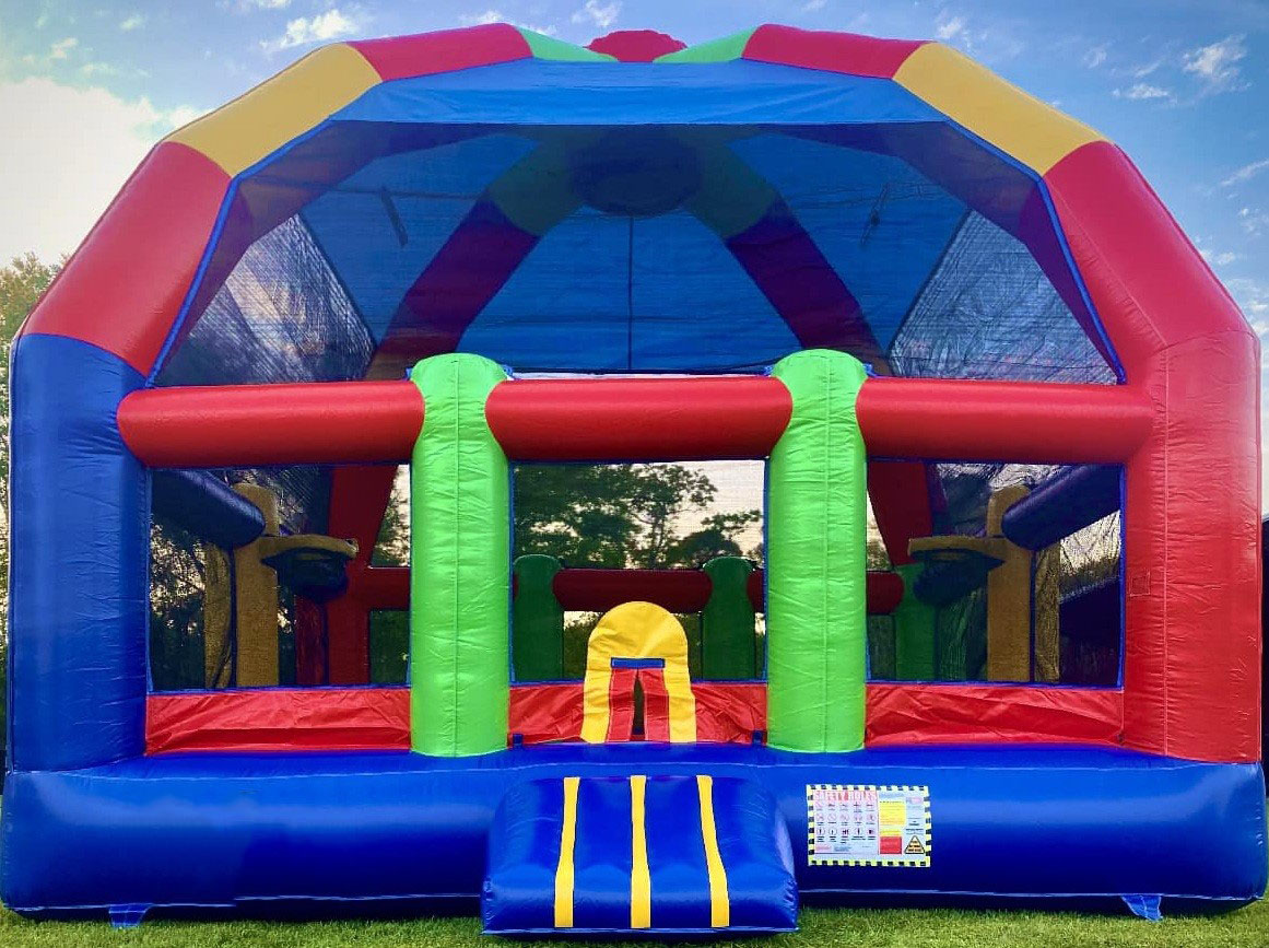 قلعة قفز كبيرة قابلة للنفخ، بي - مراجعة Kids Outdoor Inflatable وسعره