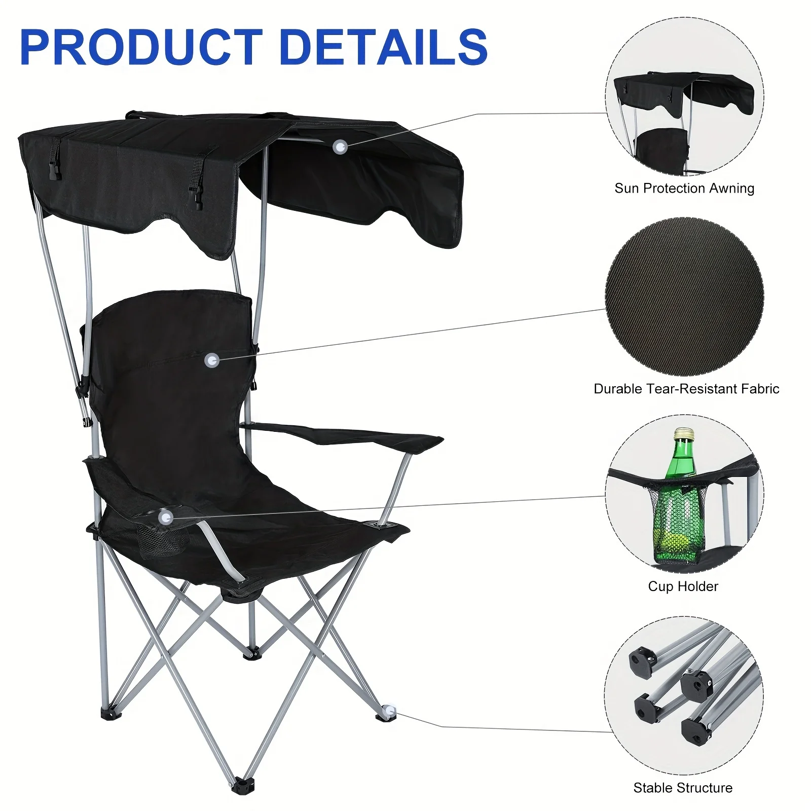 كرسي صالة مظلة مع حامل ، مظلة  - مراجعة Kids Outdoor Furniture وسعره
