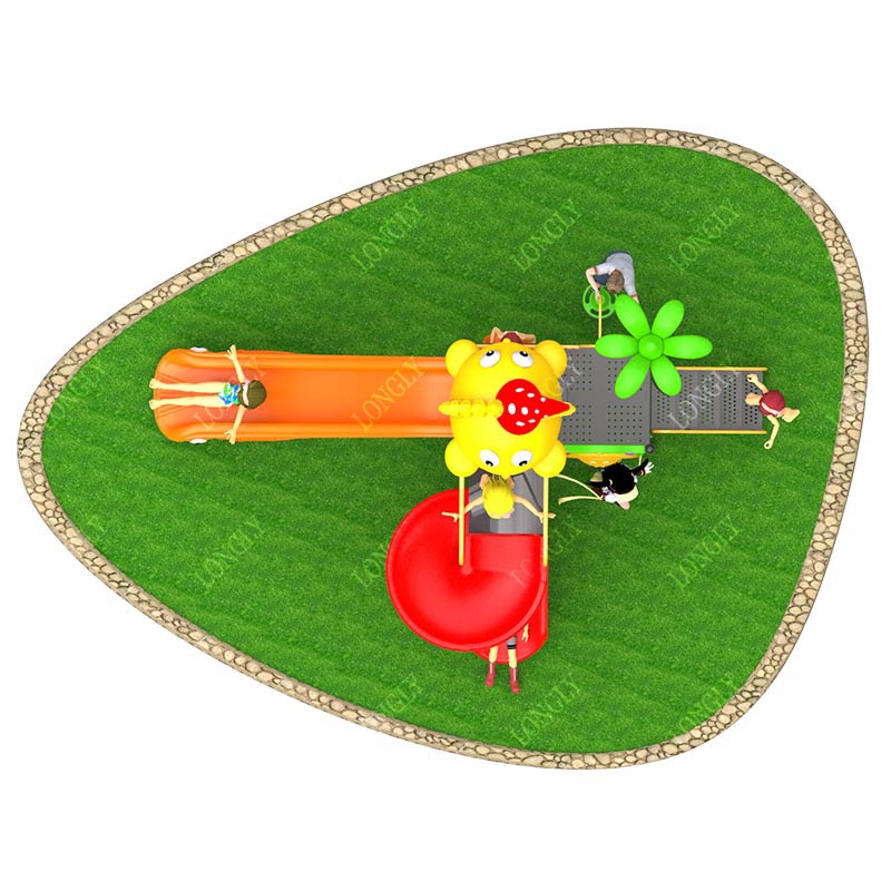 زحليقة بلاستيكية تجارية 450×27 - مراجعة Kids Outdoor Slide وسعره
