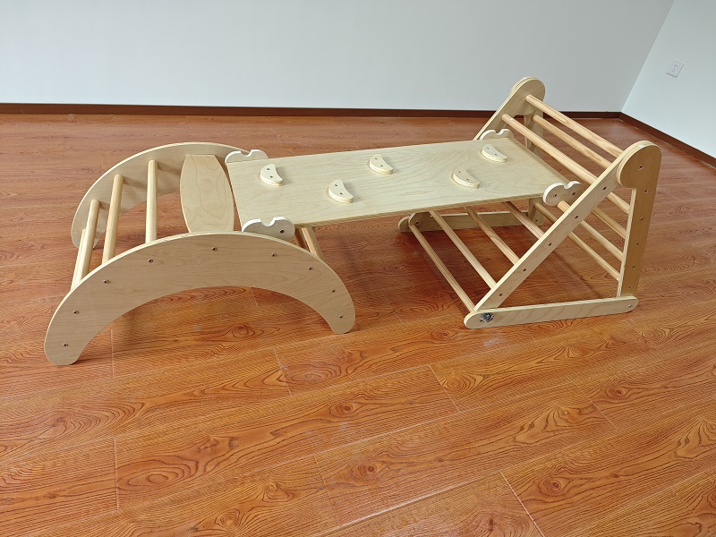 إطار تسلق خشبي للأطفال 3 في 1  - مراجعة Kids Outdoor Playset وسعره