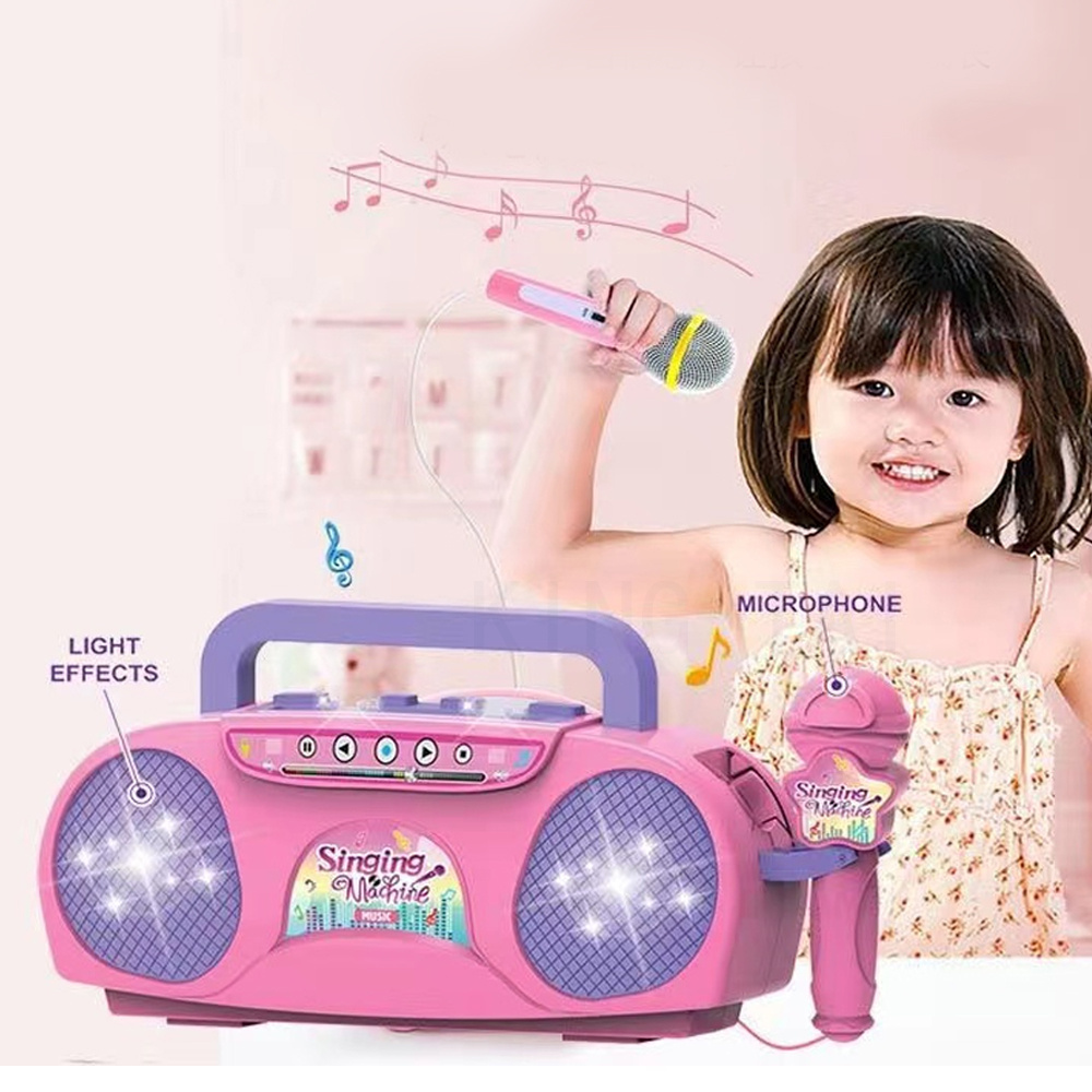 أطفال ميكروفون آلة الكاريوكي أ - مراجعة Kids Outdoor Instruments وسعره