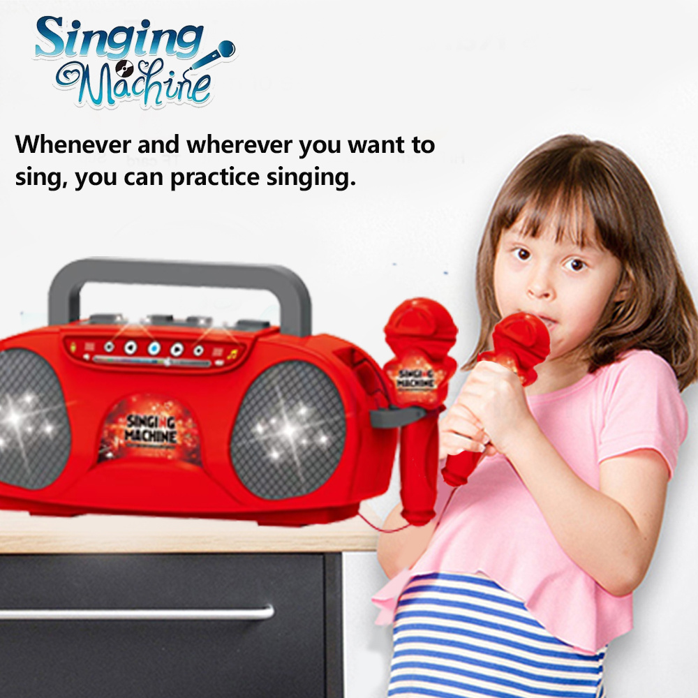 أطفال ميكروفون آلة الكاريوكي أ - مراجعة Kids Outdoor Instruments وسعره