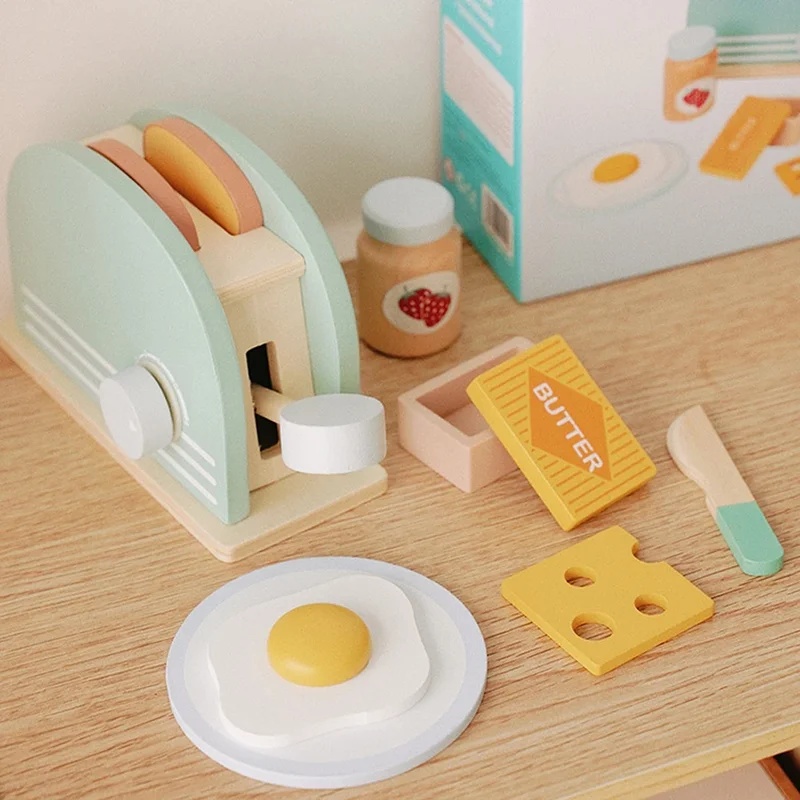 لعبة محمصة خبز خشبية للأطفال،  - مراجعة Kids Outdoor Kitchen Set وسعره