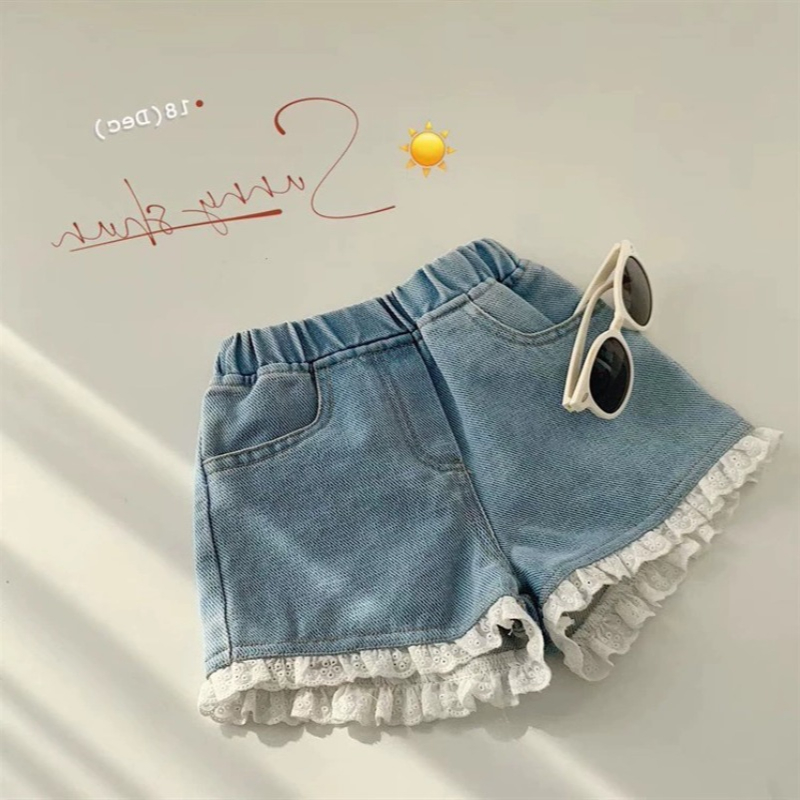 شورت جينز بناتي جديد شورت صيفي - مراجعة Kids Outdoor Wear وسعره