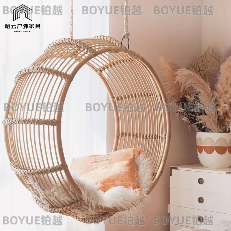 كرسي هزاز خارجي من الراتان، أر - مراجعة Kids Outdoor Hammock Chair وسعره