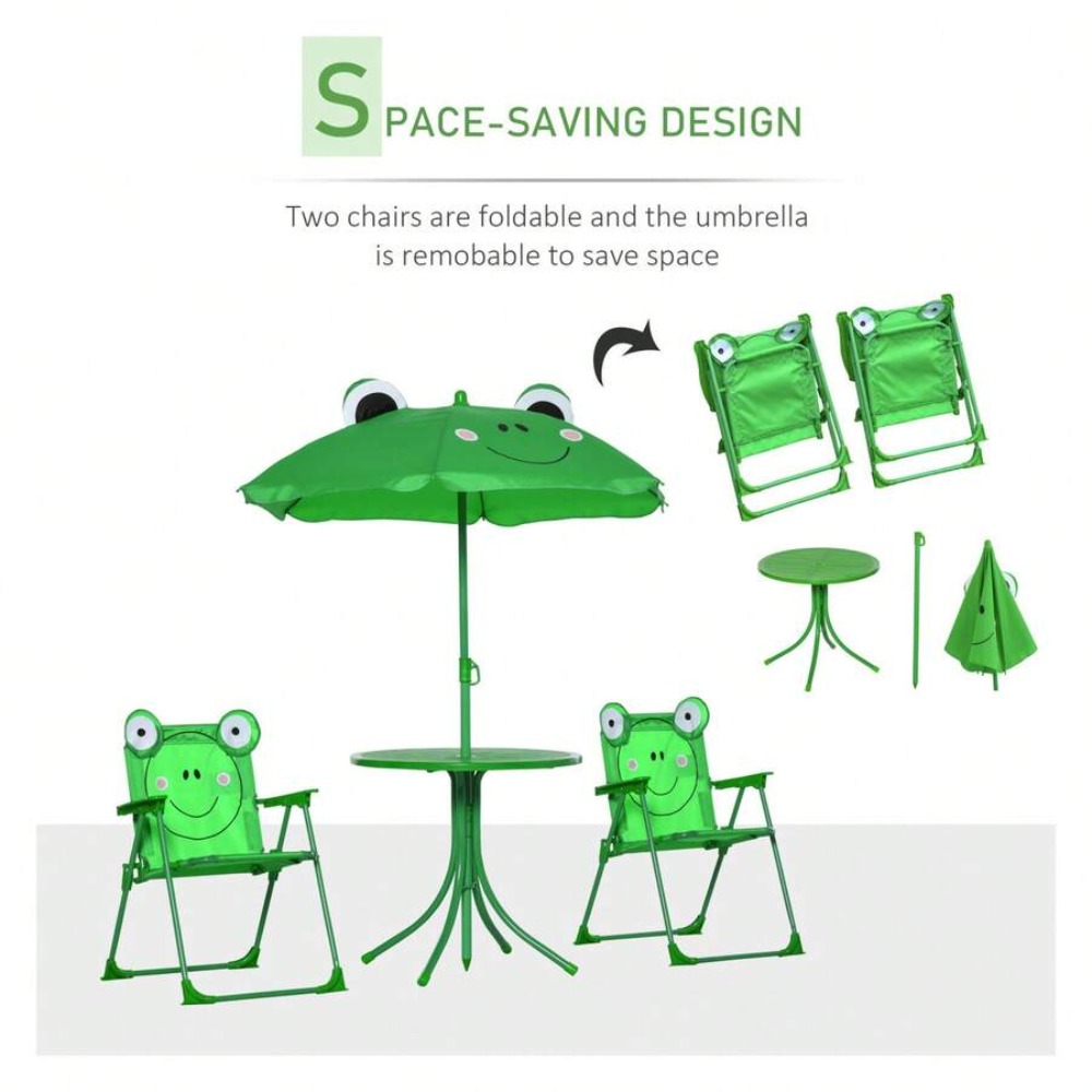 طقم طاولة وكرسي للأطفال، طاولة - مراجعة Kids Outdoor Table With Umbrella وسعره