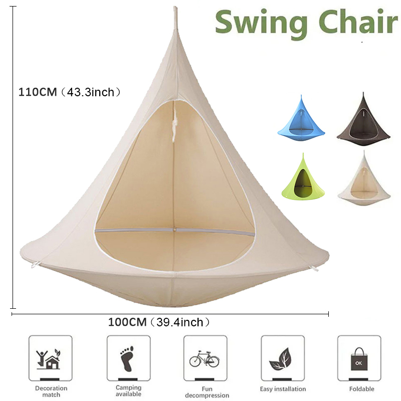 أرجوحة خارجية مقاومة للماء، كر - مراجعة Kids Outdoor Hammock Chair وسعره
