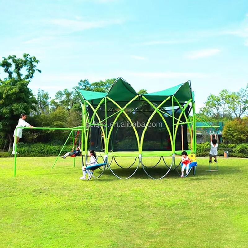 ترامبولين رياضي خارجي بطول 12  - مراجعة Outdoor Children'S Park وسعره