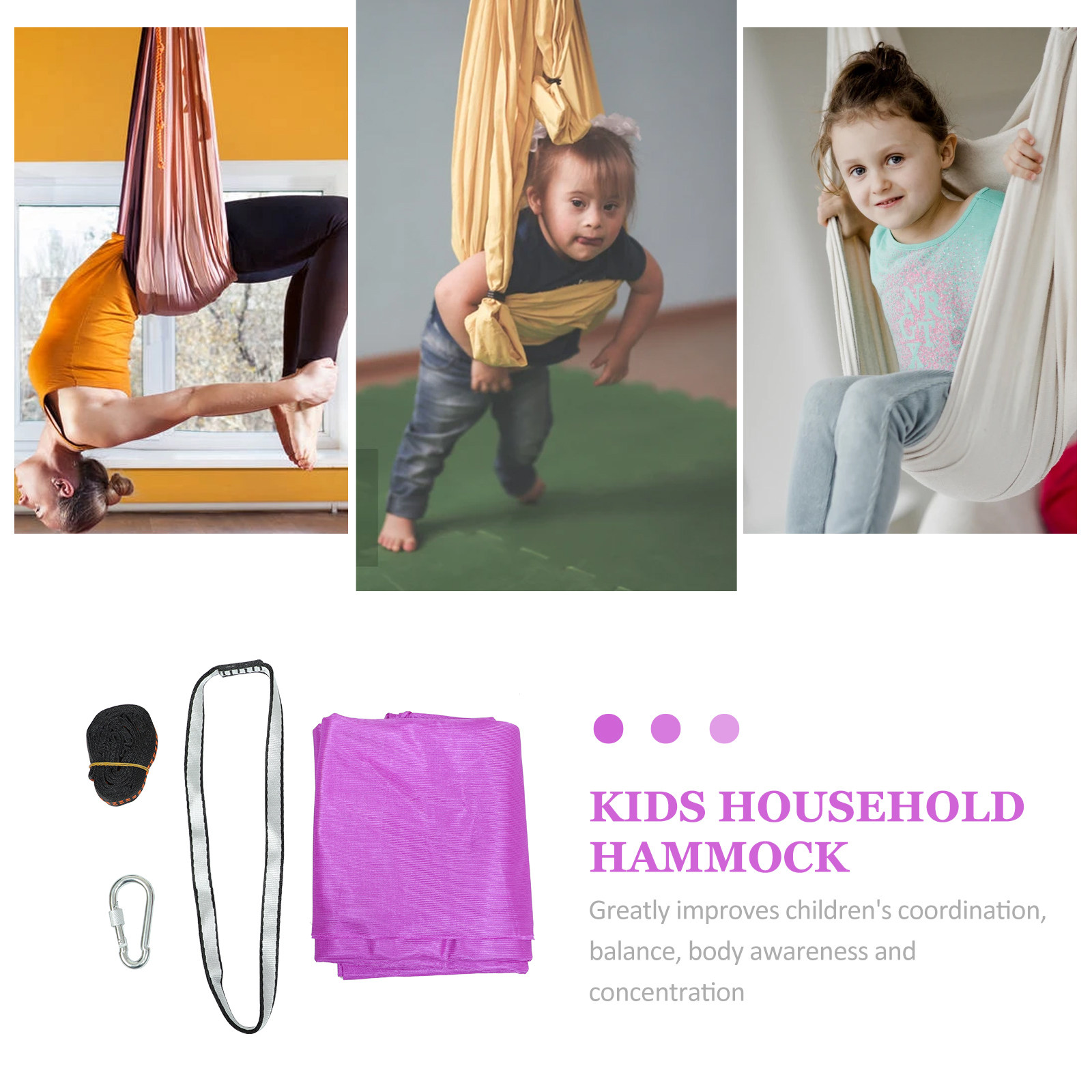 مجموعة أرجوحة يوغا للأطفال عال - مراجعة Kids Outdoor Hammock Swing وسعره