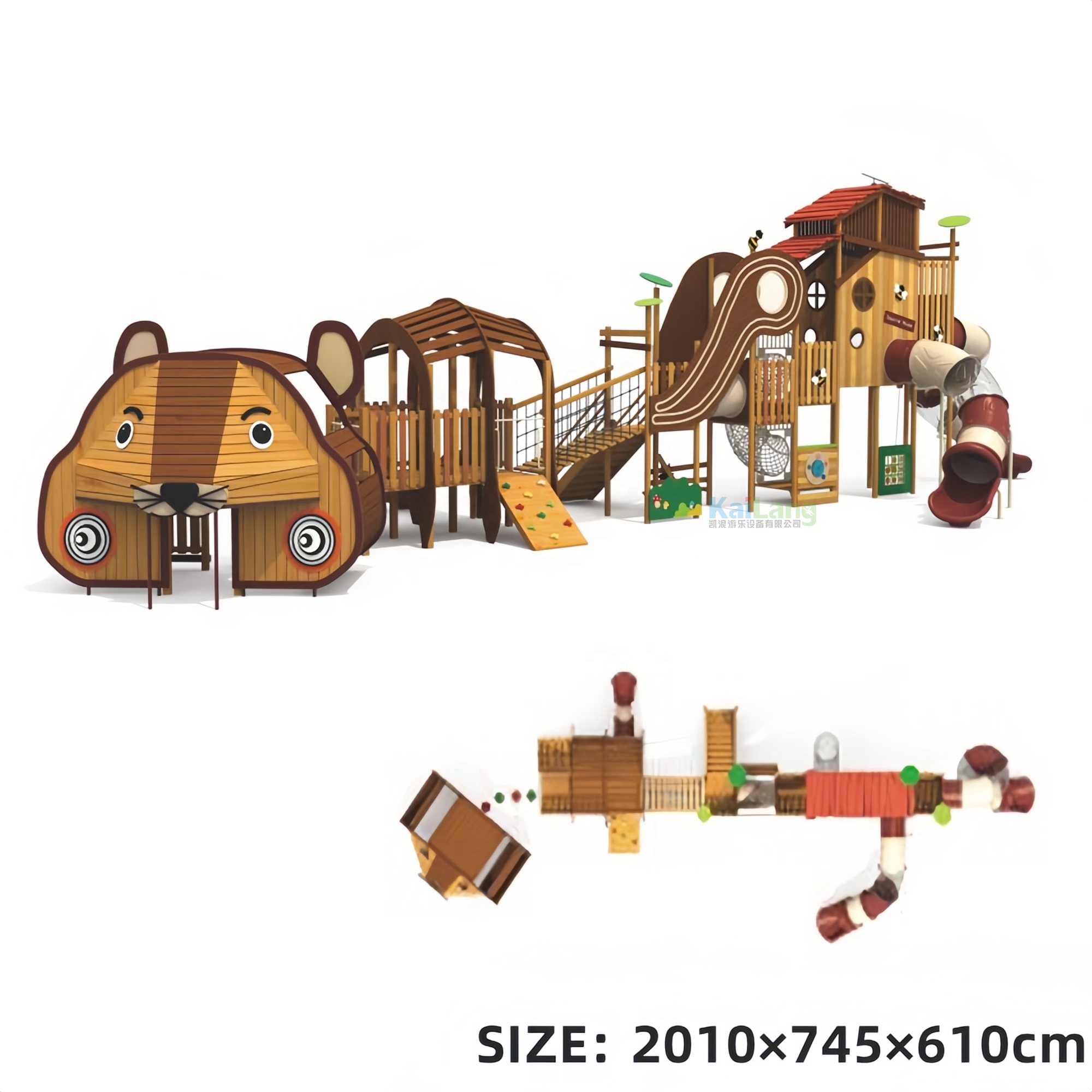 معدات لعب خشبية عالية الجودة ل - مراجعة Outdoor Children'S Park وسعره