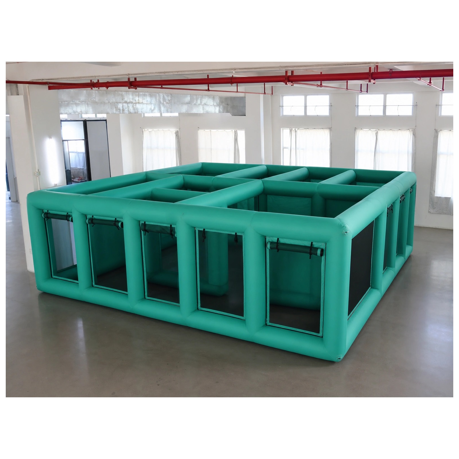 متاهة قابلة للنفخ 7×7 متر (23× - مراجعة Kids Outdoor Inflatable وسعره