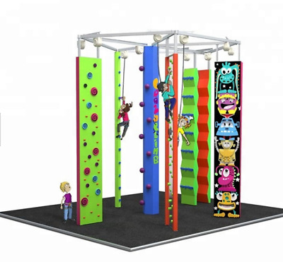 جدار تسلق صخري اصطناعي داخلي و - مراجعة Kids Outdoor Climbing Wall وسعره