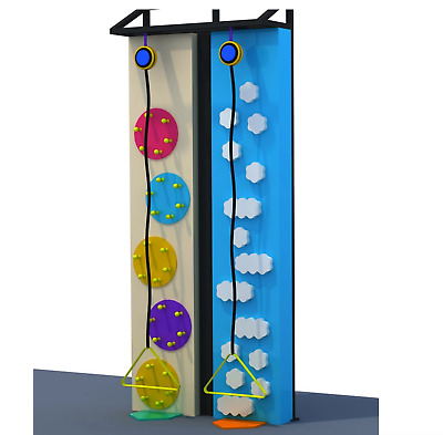 جدار تسلق صخري اصطناعي داخلي و - مراجعة Kids Outdoor Climbing Wall وسعره