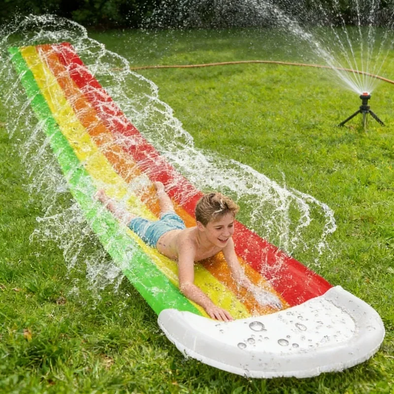 ألعاب مائية قابلة للنفخ للصيف  - مراجعة Kids Outdoor Slide وسعره