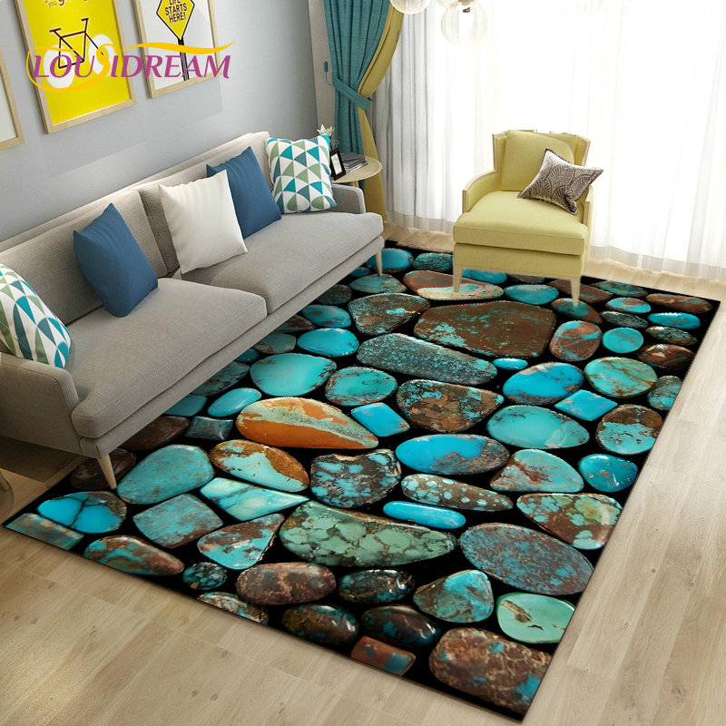 سجادة منطقة حجرية ملونة ثلاثية - مراجعة Kids Outdoor Area وسعره