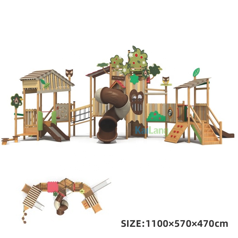 معدات رياضية خشبية عالية الجود - مراجعة Outdoor Children'S Park وسعره