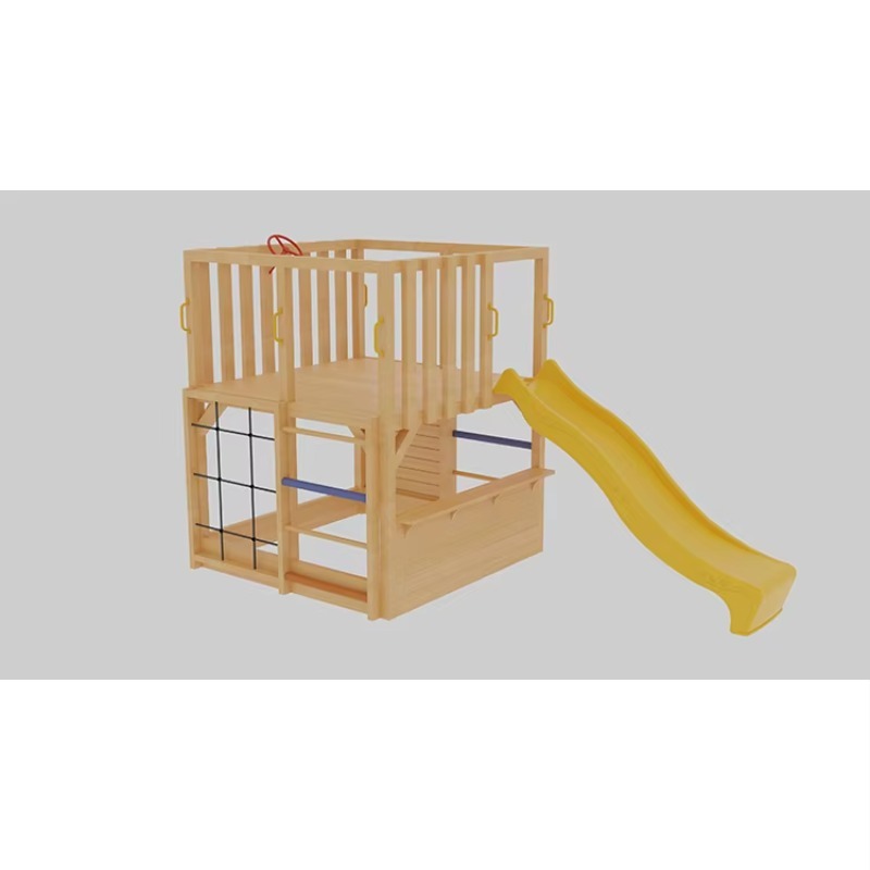 بيت خشبي للأطفال في الهواء الط - مراجعة Kids Outdoor Climbing Wall وسعره