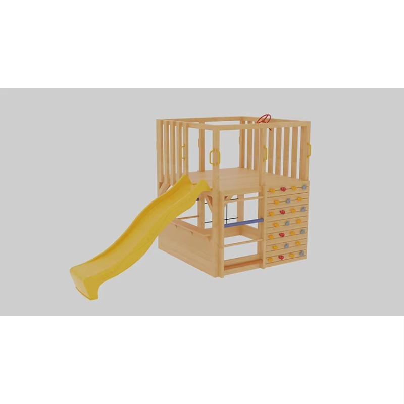 بيت خشبي للأطفال في الهواء الط - مراجعة Kids Outdoor Climbing Wall وسعره