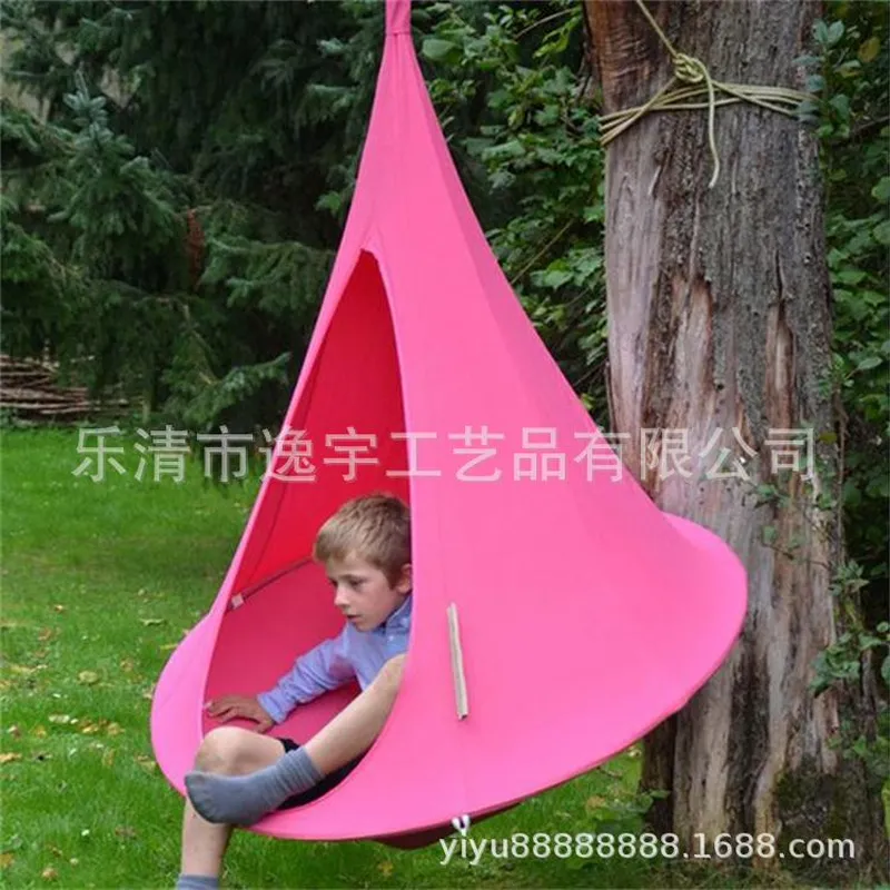 كرسي أرجوحة معلق على شكل خيمة  - مراجعة Kids Outdoor Hammock Chair وسعره
