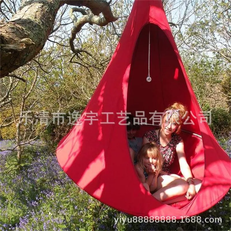 كرسي أرجوحة معلق على شكل خيمة  - مراجعة Kids Outdoor Hammock Chair وسعره