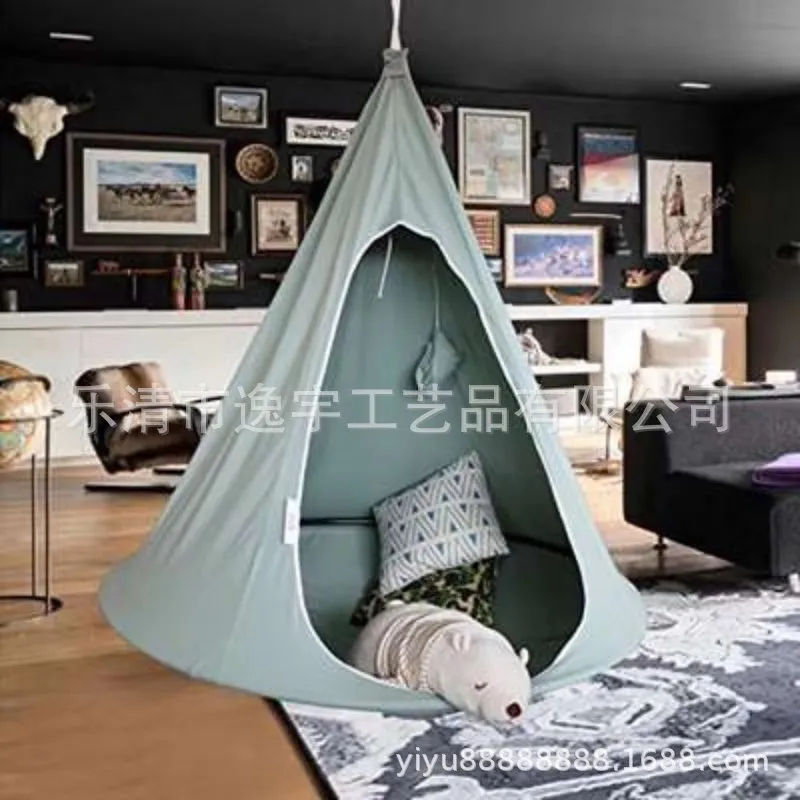 كرسي أرجوحة معلق على شكل خيمة  - مراجعة Kids Outdoor Hammock Chair وسعره